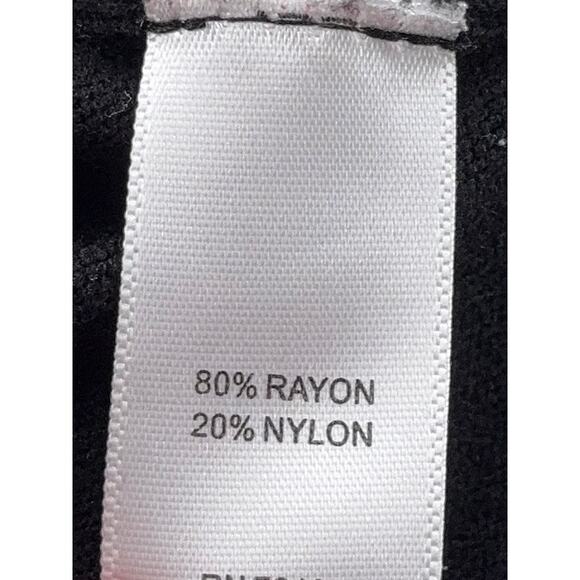 B2 Cable & Gauge Sleeveless Turtleneck Sweater Womens Small Black Knit Layering - Picture 6 of 6